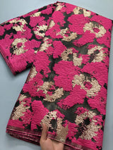 Brocade Lace Fabric African High Quality Jacquard Nigerian Lace Fabrics Luxury Party Dresses for Women Sewing 2025,2.5Yards 4188