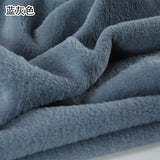 White Grey Colour Series 8mm imitation Rex rabbit Fur Fabric short plush fabric cabinet tablecloth display scarf cotton doll DIY