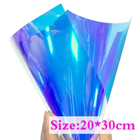 4 Iridescent Holographic PVC Fabric – DIY Material
