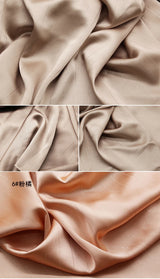 High End Bright Silk Striped Imitation Acetic Acid Fabric Satin Glossy Silk Smooth Drape Feeling Suit Dress Pants Fabric