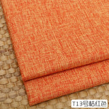 100cm*148cm Solid Color Thick Coarse Linen Sofa Fabric Cotton and Linen Curtain Tablecloth DIY Polyester Linen Fabric 400-500g/m