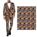 African Wax Fabrics 3/6 Yard 100% Polyester Ankara Kente Print Fabric for Party Dress
