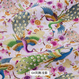 50x145cm Japanese Kimono Bronzed Fabric Sushi Cherry Blossoms Print Cotton Cloth DIY Materials Patchwork Accessories for Sewing