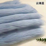 Purple Blue Colour Imitation Fox Fur Fabric 50*50CM For DIY Sewing Coat Homedecor Pillow Faux Fur Fabric