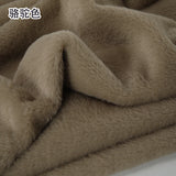 White Grey Colour Series 8mm imitation Rex rabbit Fur Fabric short plush fabric cabinet tablecloth display scarf cotton doll DIY