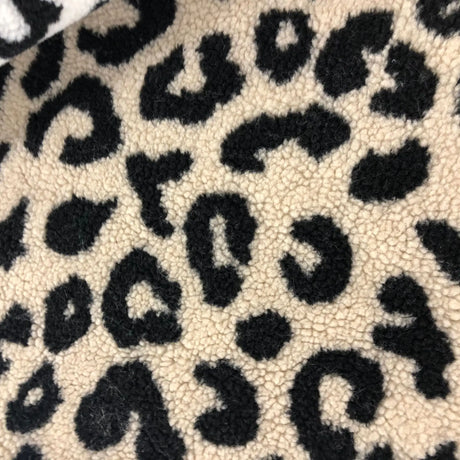 160x50cm Leopard Print Lamb Wool Jacquard Fabric For Hoodies Bedding Winter Coats Home Wear Handmade DIY Clothing FabricsTJ22440