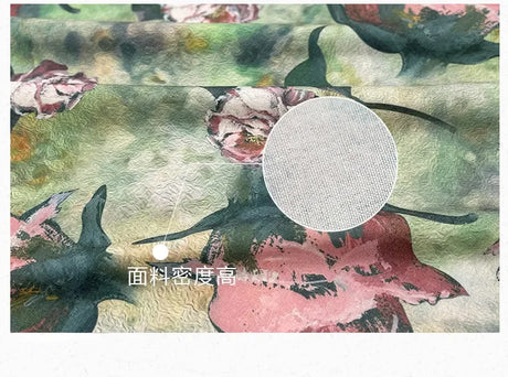 0.5m/1m/2m Encrypted Cotton Linen Retro Chinese Ink Style Fabric For Decorative Cloth Tablecloths Curtains Handmade DIY Fabric