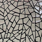 1Yards Geometry Silver Fabric Polyester Flannel fabric Sequines Patches Sewing Accessories Sequin DIY Needlework Decor Clothes