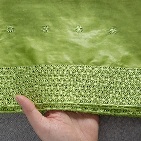 Nigerian Cotton Swiss Lace In Switzerland African Lace Fabric Embroidery Stones For Diy Sew Men's fabric High Quality 5Yard 4662