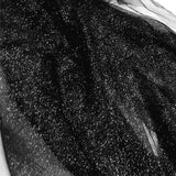Shiny Glitter Sequin Soft Net Yarn Lace Sparkle Tulle Silver Mesh Fabric DIY Sewing Wedding Dress Veil Dance Tutu Decor Props