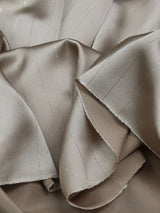 High End Bright Silk Striped Imitation Acetic Acid Fabric Satin Glossy Silk Smooth Drape Feeling Suit Dress Pants Fabric