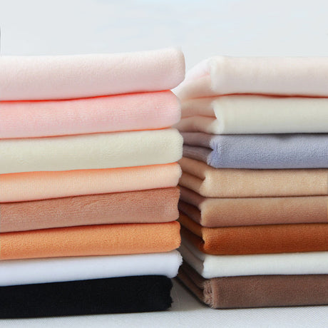50x50cm/150x50cm 1mm Pile Cotton Doll Skin Fabric Crystal Super Soft Short Plush Skin Color Fabric DIY Handmade Cloth TJ9871