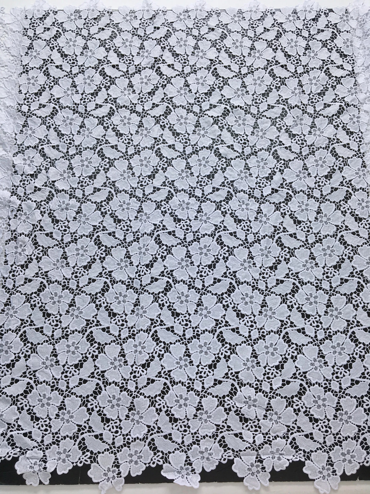 White African Guipure Cord Lace Fabric with Sequins 2025 High Quality Nigerian Guipure Cord Lace for Sewing Wedding Dress F4025