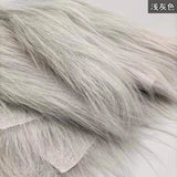 35Colours 12cm Imitation Plush Fur Fabric For DIY Photo Props chair decorative background Plush mat animal toy doll fabric