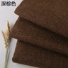 Thickening Solid Color Polyester Linen Fabric Dust-proof Coarse Fabric Canvas Sofa DIY Curtains Tablecloths Seat Cushions Fabric