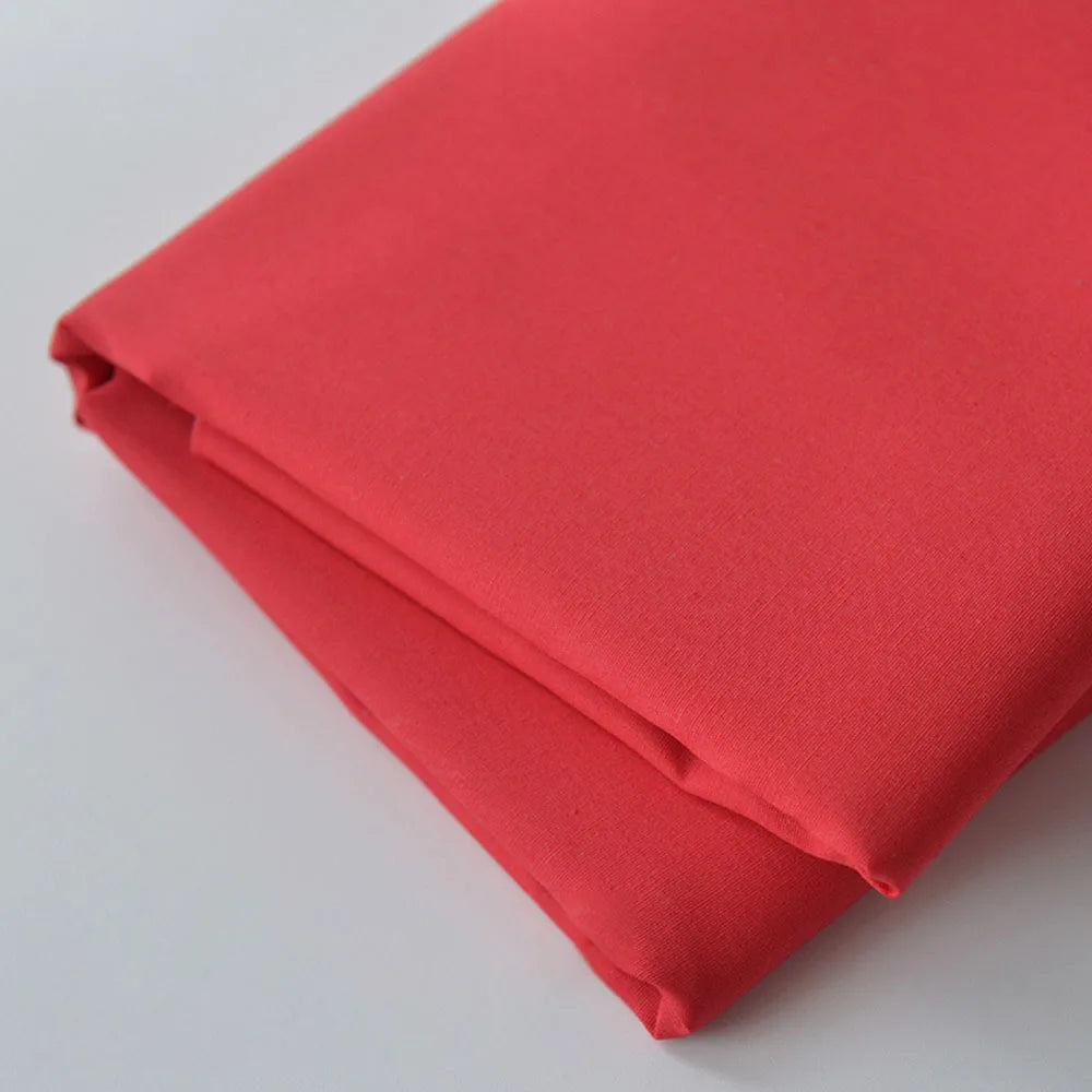 140x100cm 100% Cotton Poplin Fabric Solid Color for DIY Sewing Women Dress Baby Clothes Pajamas Hat Home Textile Craft Materials