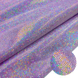 150cm*100cm Glitter Laser Polyester Fabric Iridescent Holographic Wedding Party Background Doll Clothing Decor Material DIY