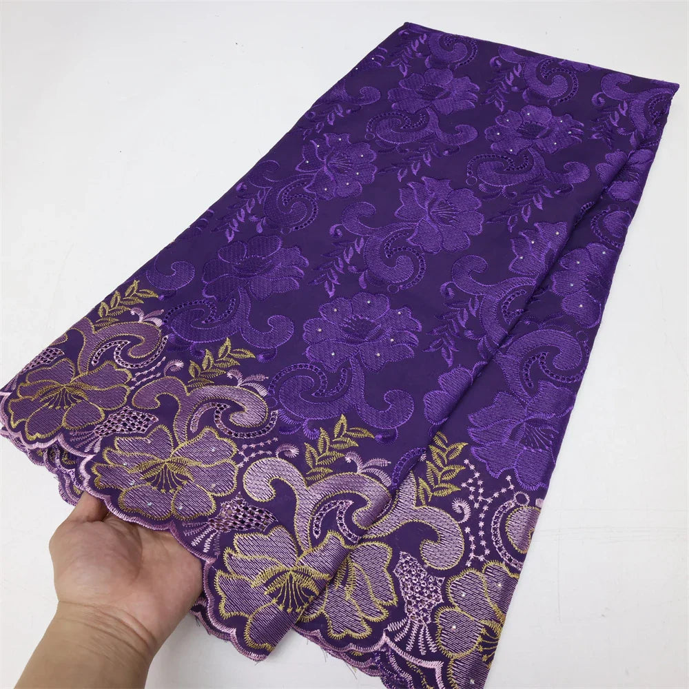 Swiss Voile Lace In Switzerland Nigerian African Lace Fabric 2023 High Quality Lace Tissu Dentelle Cotton Lace Dubai Fabric 5Y