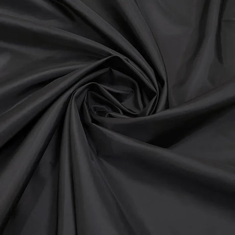 Taffeta Lining Fabric for Clothes and Luggage, Black Cloth