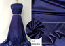 Plain Satin 58" Wide | 1Meter | 2Meters | 5Meters | Soft Charmeuse Fabric Scarf Craft DIY Material Blue