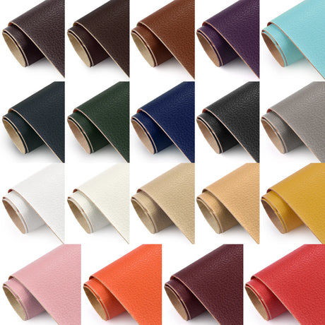 25*60 Cm Self Adhesive Leather Litchi Peel PU Leather Synthetic Superstrong Viscosity Crafts Repair Patch Sutureless