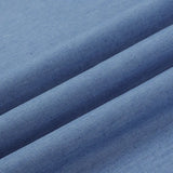 Washed Denim Fabric Cotton Blue Solid Color Thin Light DIY Handmade Dolls Clothing Jeans Skirt Jacket Bag Needlework Material