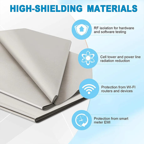 Faraday Fabric Radiation Protection WiFi Blockers for Home Anti-Radiation Blanket Fabric Emf/Rf/RFID Protection Blocking Cloth