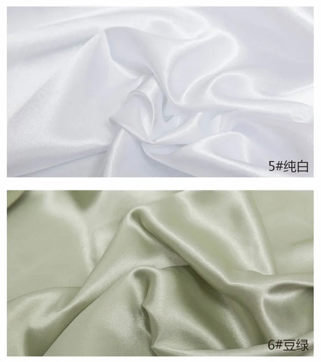 0.5m/1m/2m Satin Fabric Lining Soft and Shiny Silk-Like Material,for Clothing and Lining, Garments, DIY Craft, and Gift Wrapping