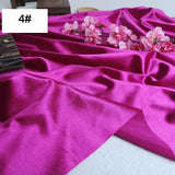 Bright Shiny Stretch Satin Fabric, Spandex Lycra Cloth for Dance Dress, Sports and Yoga Material,Black,White,Blue,By the Meter,