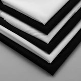 30D/50D /75D Black Polyester Clothing Accessories Iron-On Interlining Sewing Interlining Adhesive Lining Sewing Fabric