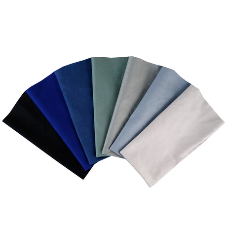 7PCS 25 x 25cm/50 x 50cm Squares Cotton Craft Plain Fabric Cloths for DIY Bundle Patchwork Quilting Sewing Scrapbooking Artcraft