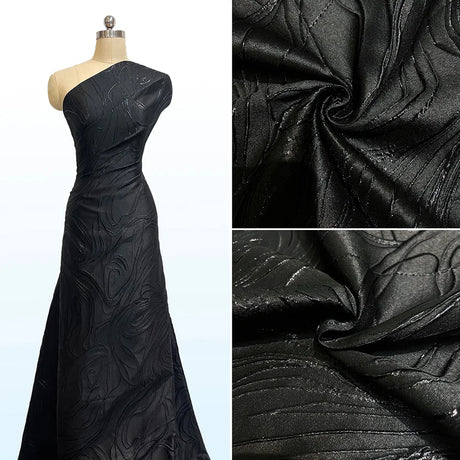 High Quality Jacquard Lace Fabric 5 Yards French Brocade Fabric
