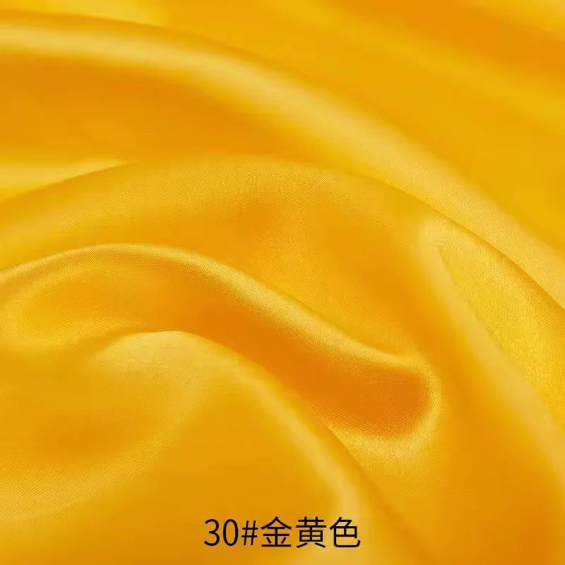 0.5m/1m/2m Satin Fabric Lining Soft and Shiny Silk-Like Material,for Clothing and Lining, Garments, DIY Craft, and Gift Wrapping