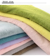8mm Imitation Rabbit Fur Fabric Soft Short Plush For Warm Scarf, Doll,DIY Plush Toys Fabric Background Display Cloth 50x50cm/1m