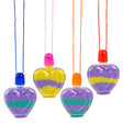 Sand Art Heart Necklace (1 DZ)