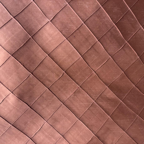 Sachi Silk Fabric - Solid Quilted Small Diamond, 54" Width (1 Yard)
