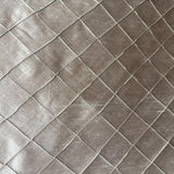 Sachi Silk Fabric - Solid Quilted Small Diamond, 54" Width (1 Yard)