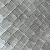 Sachi Silk Fabric - Solid Quilted Small Diamond, 54" Width (1 Yard)