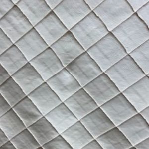 Sachi Silk Fabric - Solid Quilted Small Diamond, 54" Width (1 Yard)