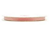 3/8"x50 yard Blush Satin Gift Ribbon with Gold Edge - Pack of 15 Rolls
