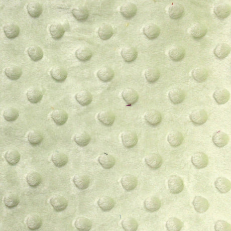 Minky Dimple Dot Faux Fur Fabric - 100 Percent Polyester, Embossed Dimple Dot, 60" Width (1 Yard)