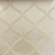 Sally Embossed Diamond Floral Jacquard Fabric - Natural/Washed, 60" Width (1 Yard)