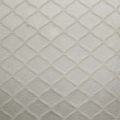 Sally Embossed Diamond Floral Jacquard Fabric - Natural/Washed, 60" Width (1 Yard)