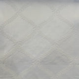 Sally Embossed Diamond Floral Jacquard Fabric - Natural/Washed, 60" Width (1 Yard)