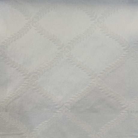 Sally Embossed Diamond Floral Jacquard Fabric - Natural/Washed, 60" Width (1 Yard)