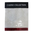 Casino Tonal Damask Polyester Fabric - Tonal Damask, 56" Width (Sample Book)