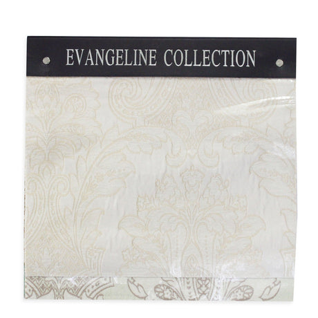 Evangeline Collection Polyester Fabric - Multi-Color Traditional Damask, 57" Width (Sample Book)