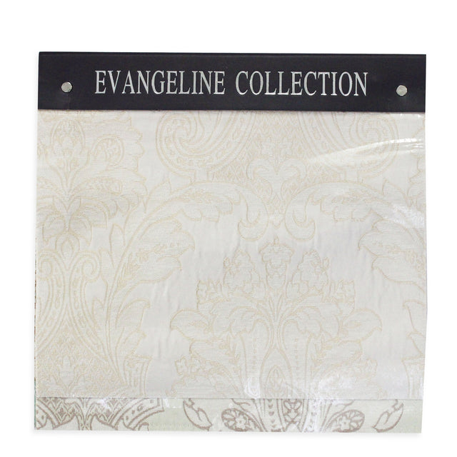 Evangeline Collection Polyester Fabric - Multi-Color Traditional Damask, 57" Width (Sample Book)