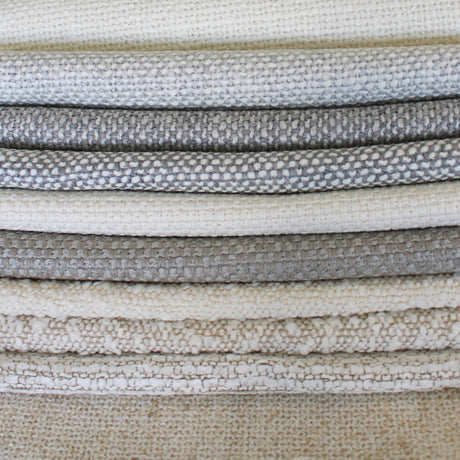 Lapeer Collection Linen Fabric - Solid Boucle, Textured Material, 58" Width (Sample Book)
