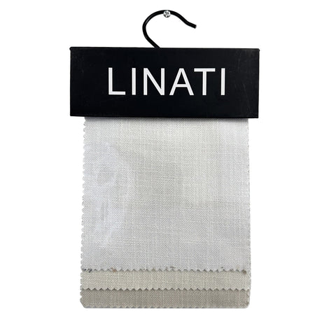 Linati Fabric - Solid Linen Look, 55" Width (Sample Book)